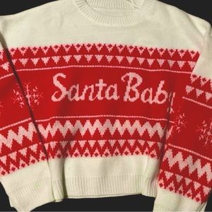 BRAND NEW -  SANTA BABY SWEATER CHRISTMAS FESTIVE
